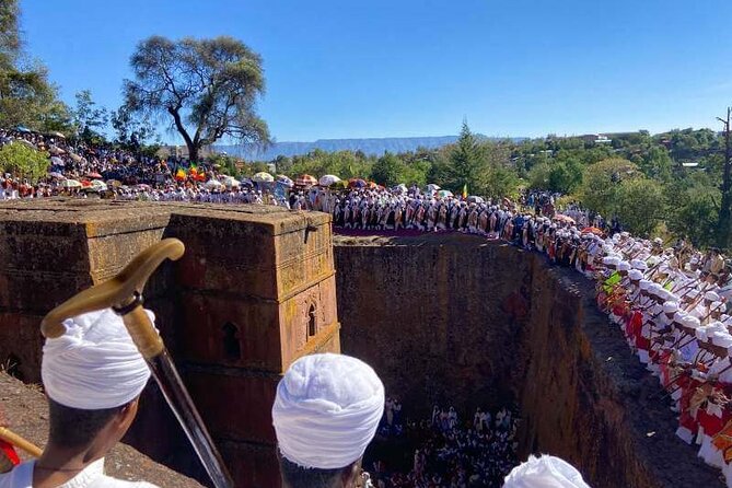 2 Days and 1 Night in Lalibela from Addis Ababa - Day 1: flying in, then following the north-of-Jordan church clusters