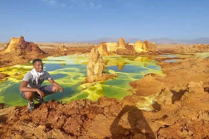 3 Day Danakil Depression Dallol & Ertale Tours - Day 1: Ragad (Asebo) salt mining, Dallol formations, Lake Assal, then Hamadella