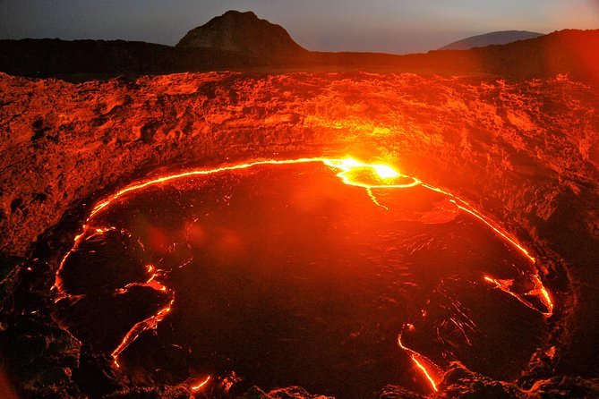 3 Day Tour to the Danakil Depression, Dallol, and Earta'le Volcano - Day 2: Dallol, Lake Asale, and sunset over salt flats in Hamedella