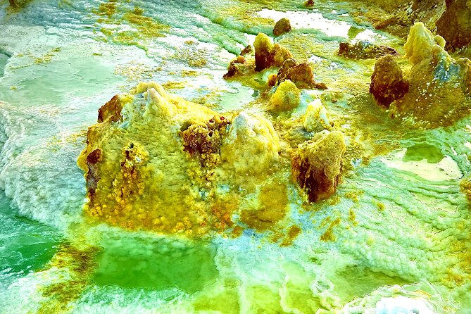 3 Days 2 Nights Small Group Danakil Depression Tours - Day Two at Dallol, Crater Caves, and Salt Miners