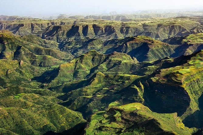 3 Days Simien Mountains Trekking - Day 2, Jinbar waterfall to Geech: lobelia country and Kedadit sunset positioning