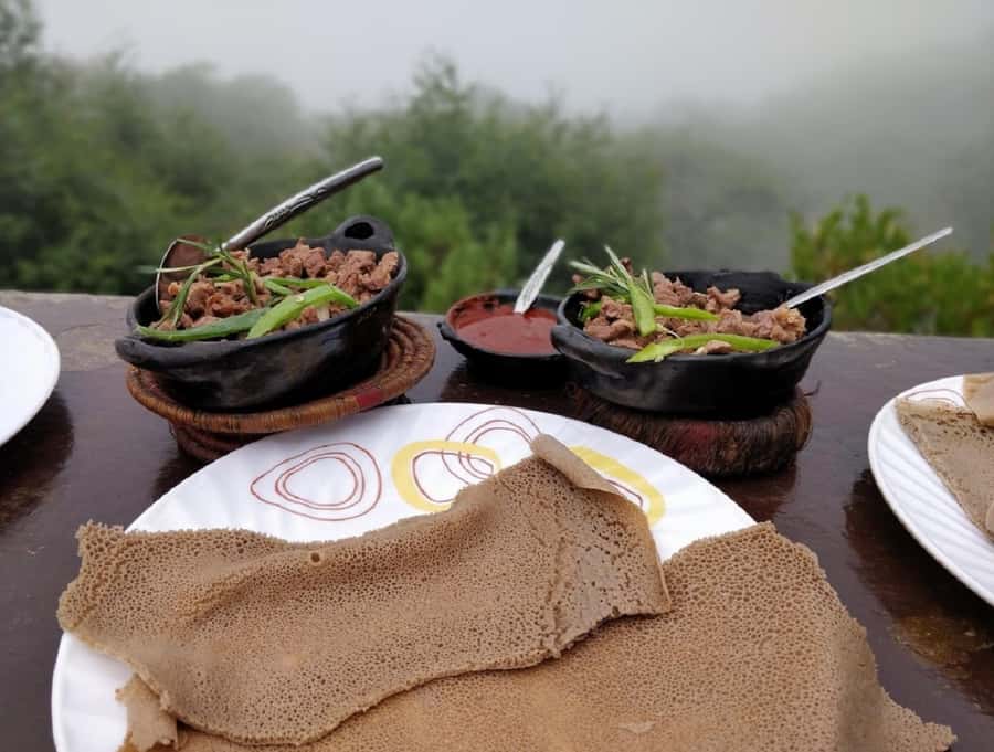 Addis Ababa: Debre Libanos, Blue Nile Gorge, and Cave Tour - Lunch, water, and the small comfort wins that help a long road day