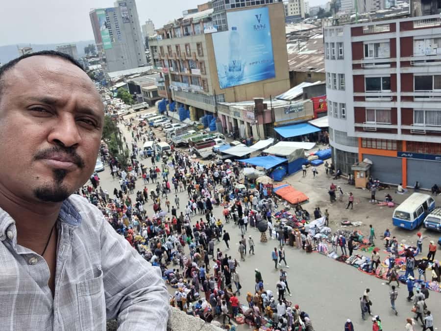 Hidden treasures of Addis Ababa - full day city tour - Merkato rooftop viewing, seeing scale instead of getting lost